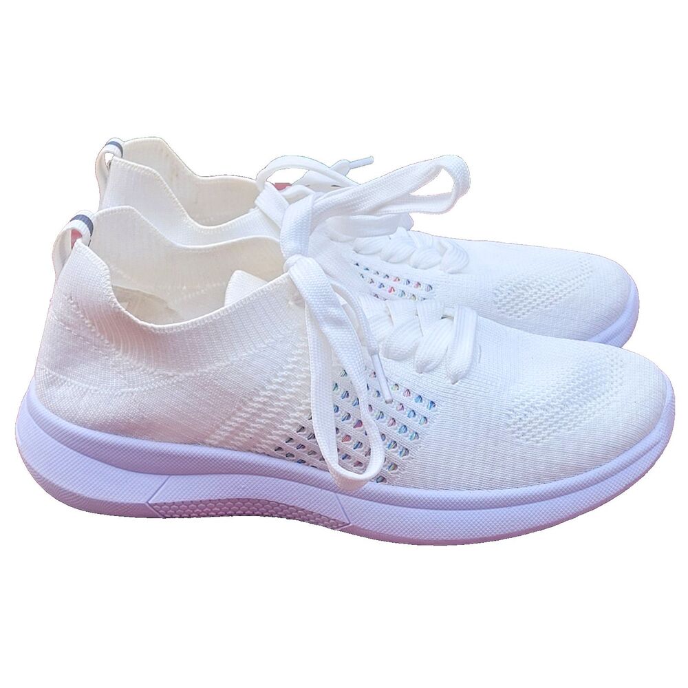 Danskin Elevate Womens 5.5 Sneakers Shoes Lightweight Comfort Lace Up Knit Walk